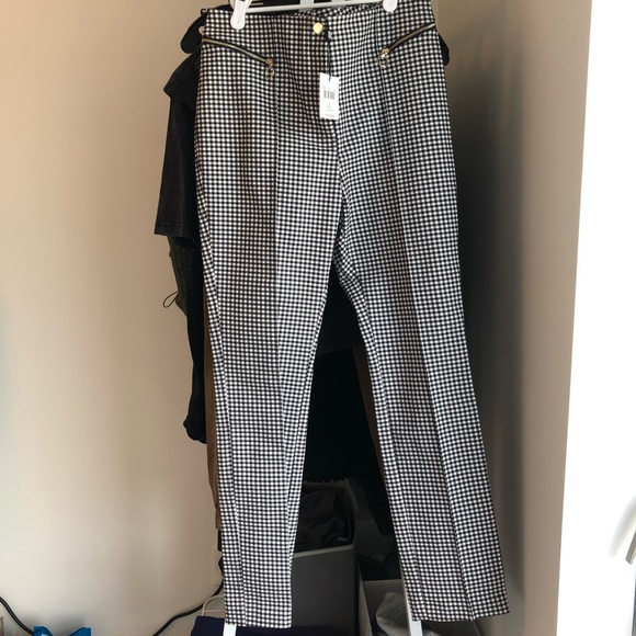 Opening Ceremony black gingham Ski / Apres pants size 4 NWT - Picture 4 of 7
